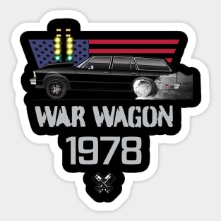 War wagon Multi Color Sticker